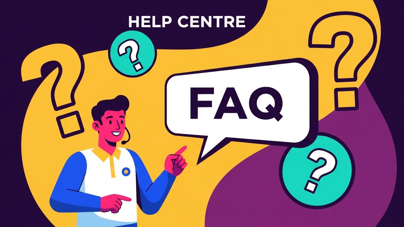 (2D Animation & UI Composition): Helpful Character + Answering Queries Instantly