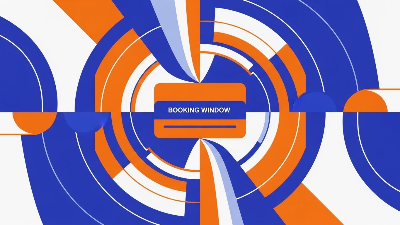 (Abstract 2D Motion Graphics): Geometric Cycles + Visualizing Booking Windows