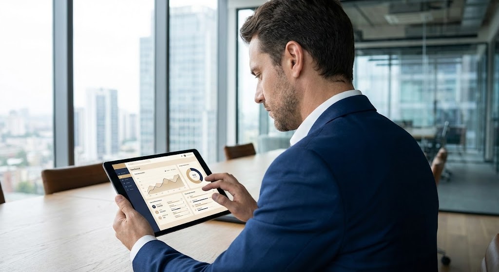 (Lifestyle UI): Executive View - Confirming strategic control.
