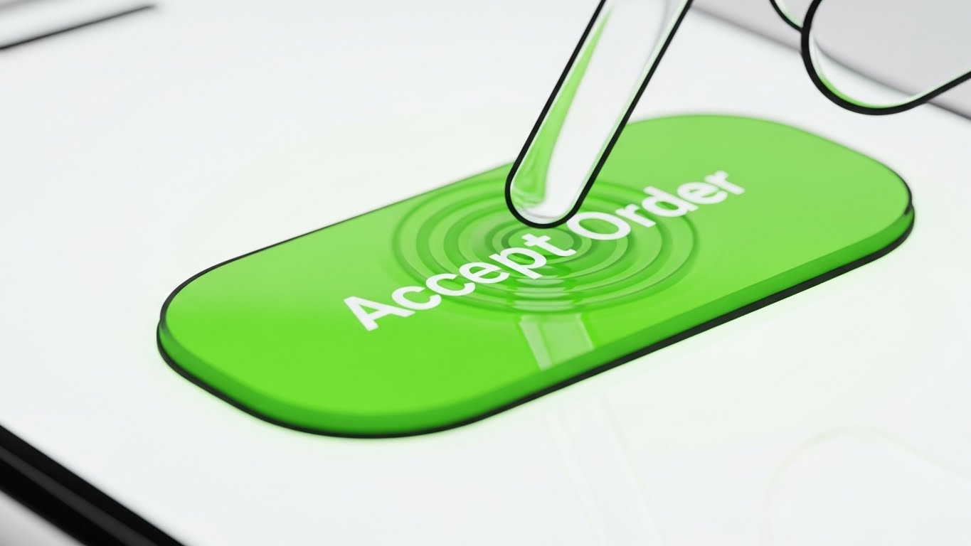 (Macro UI Micro-Interactions): Tactile Button + Enhancing rider usability