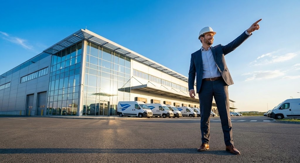 (Aspirational Stock Montage): The Hero Shot + Visualizing business growth