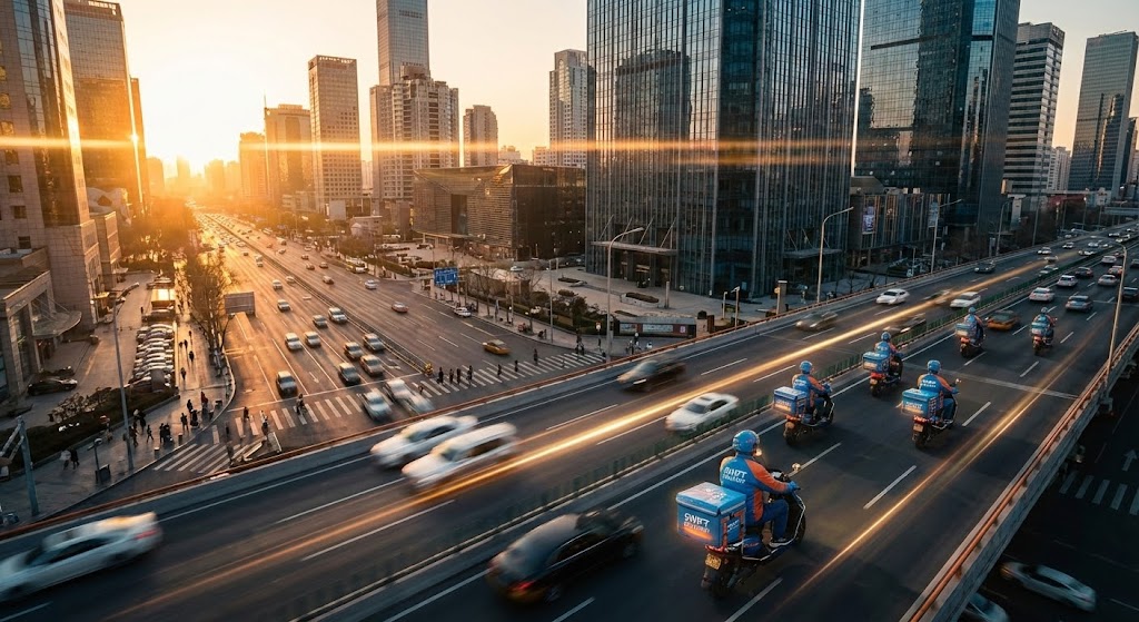 (Generative AI Cinematic Video): Golden Hour + Elevating fleet perception