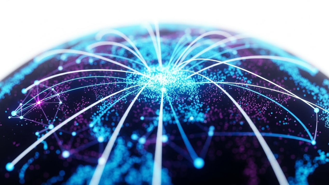 (Abstract 3D AI): Global Connectivity + Networked Site Intelligence