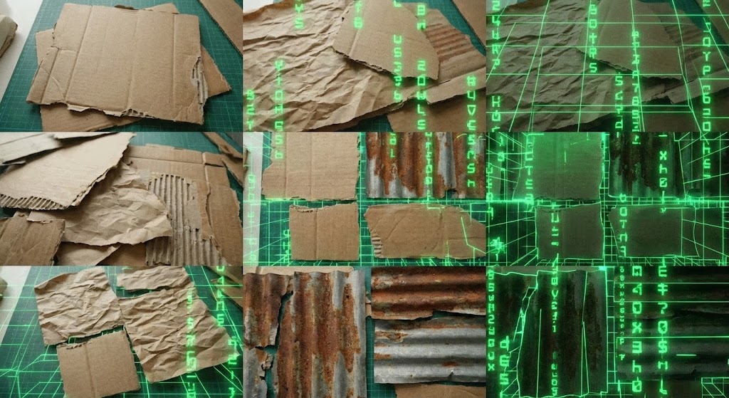 (Mixed Media): Tactile Integration + Bridging Grit and Grid