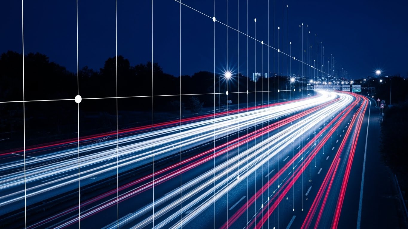 (Hyper-lapse Stock Footage): Urban Data Streams + Accelerating Time-to-Value