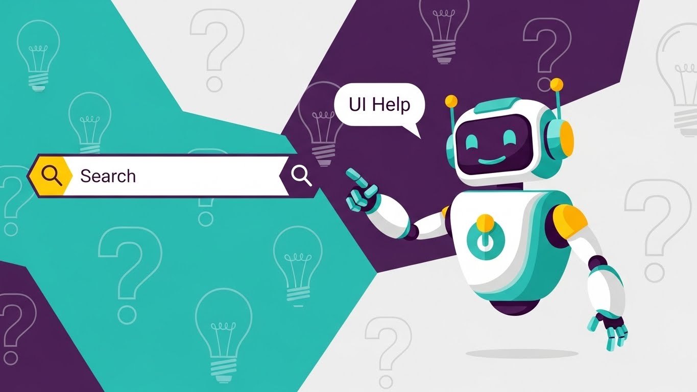 (2D Animation & UI Comp): Guided Assistance + Proactive Knowledge Support