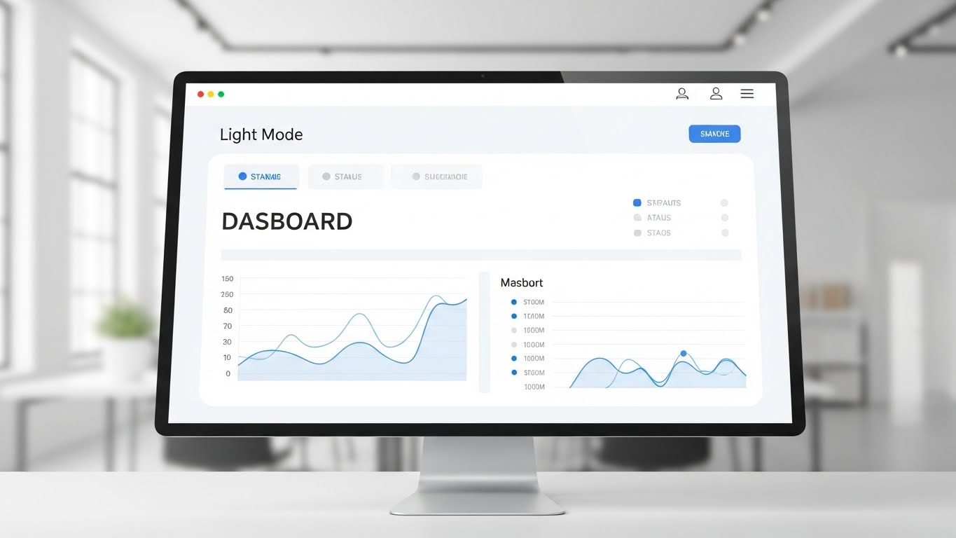 (Clean UI Workflow): Pristine Light Dashboard + Visualizing Frictionless Management
