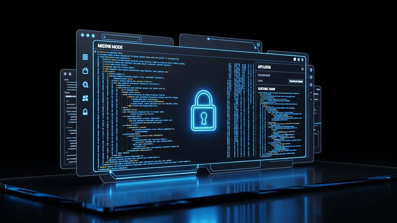 (Dark Mode UI Showcase): The Security Console + Visualizing Technical Depth