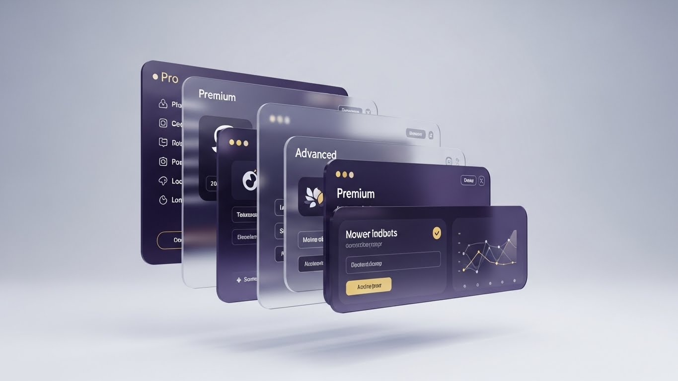 (3D Parallax UI Presentation): Deep Layer Reveal + Visualizing Premium Depth