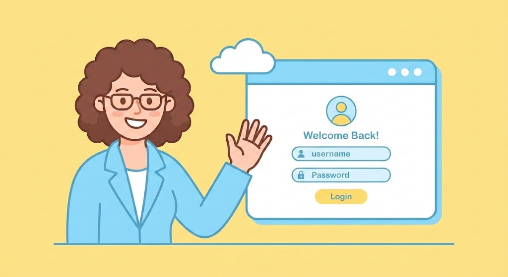 (2D Character-Driven Story): Friendly Digital Guide + Visualizing Welcoming Access