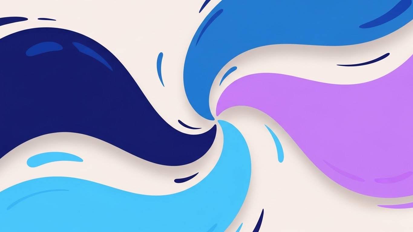 (Abstract 2D Motion Graphics): Hypnotic Draw + Visualizing Fluid Return