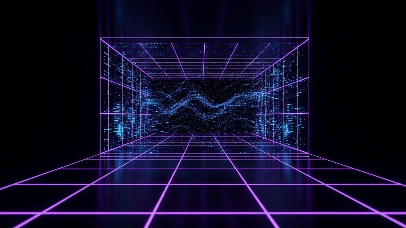 (Futuristic Neon): Digital Shield Mitigates Risk