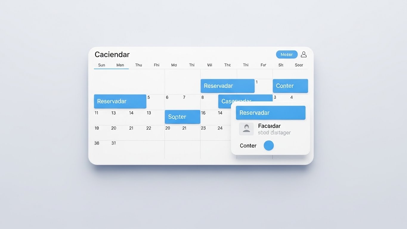 (Clean UI): Minimalist Calendar + Frictionless Inventory Control