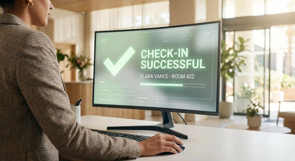 (UI Overlay): Human Interaction + Digital Confirmation