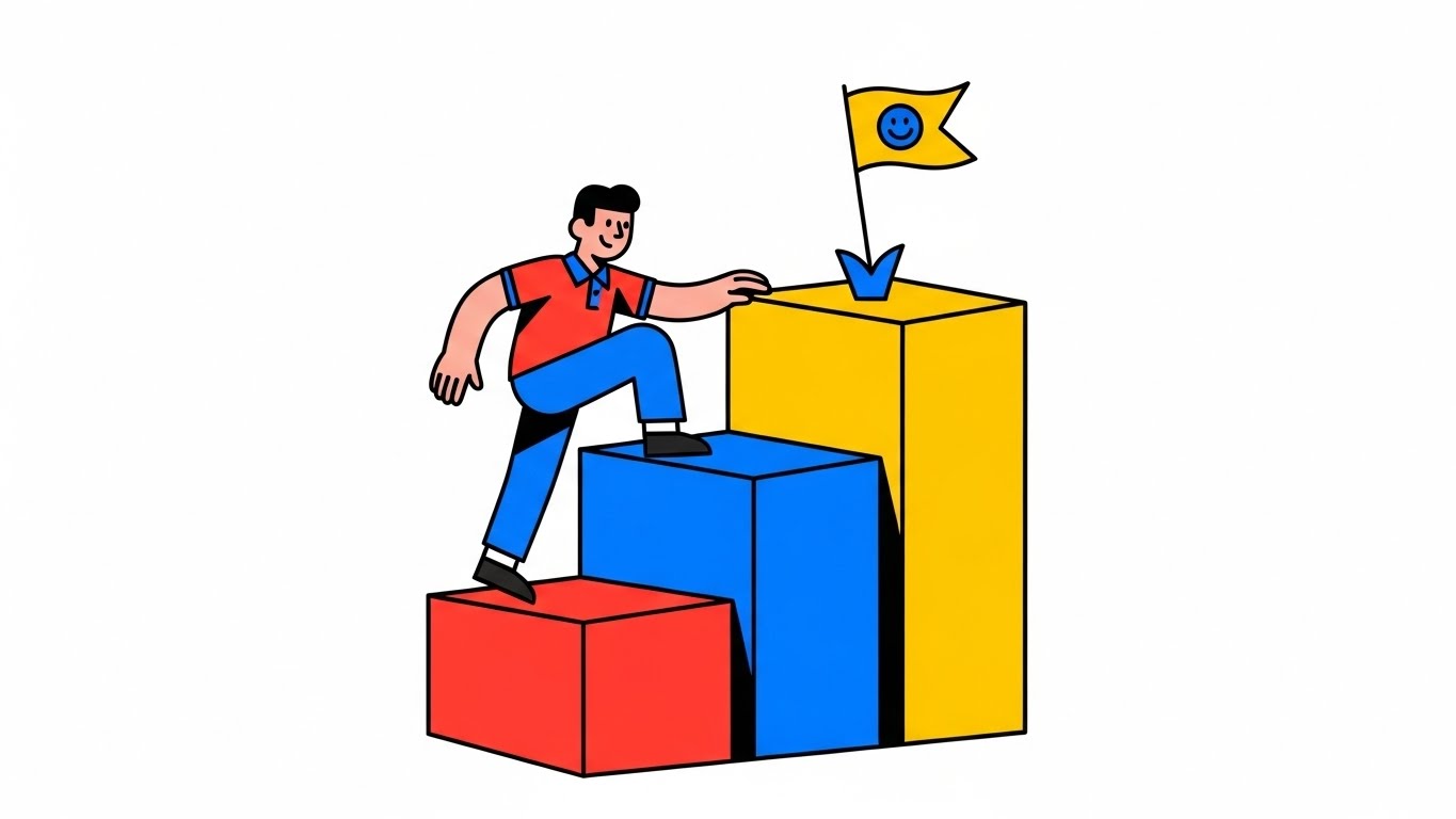 (Friendly Vector): Climbing Steps + Gamified Staff Training