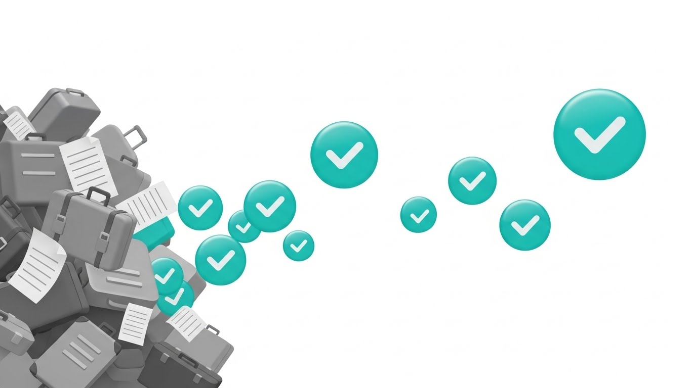 (Abstract Motion): Chaos to Order + Automated Workflow Flow