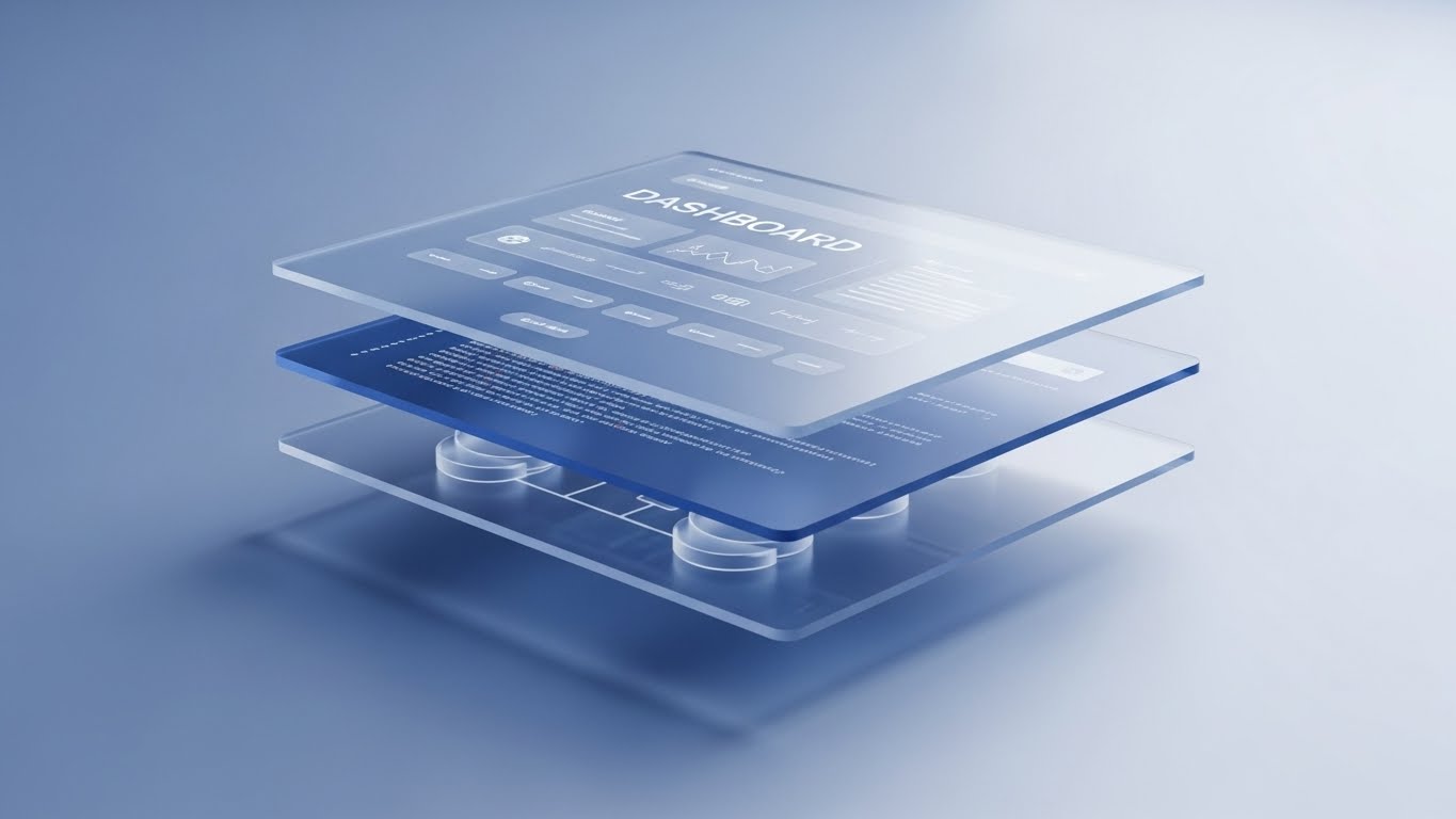 (3D Parallax UI): Depth of Logic + Revealing Advanced Architecture