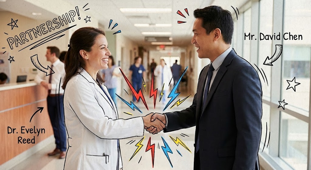 (2D over Live Action): Energetic Connection + Sparking Referral Networks