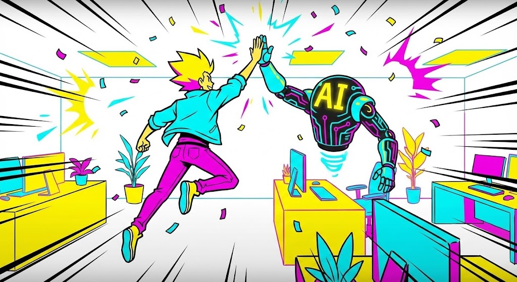 (2D Animation & UI): The AI Teammate + Humanizing the Algorithm