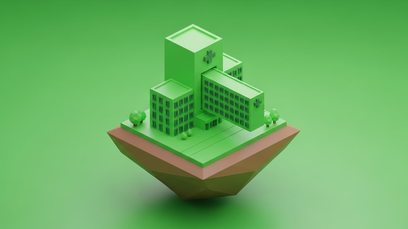 (Low-Poly 3D): Modular Growth + Gamifying Facility Expansion