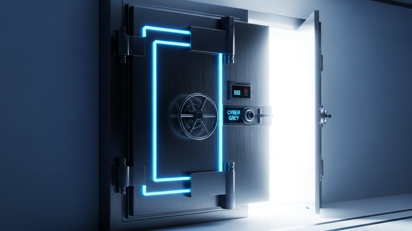 (Photorealistic 3D Renders): Digital Fortress + Guaranteeing Enterprise Security