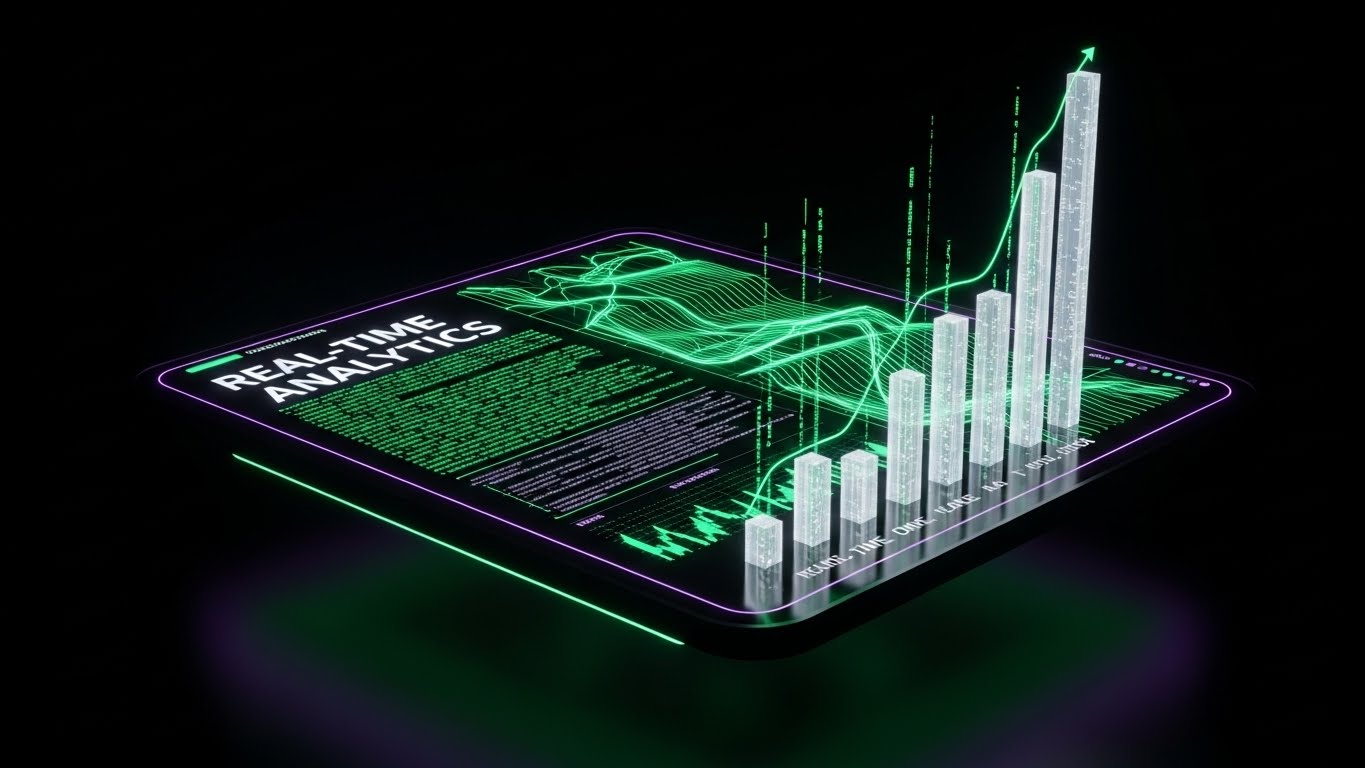 (Futuristic Neon/Dark Mode): Neon Dashboard + Visualizing Data Visibility