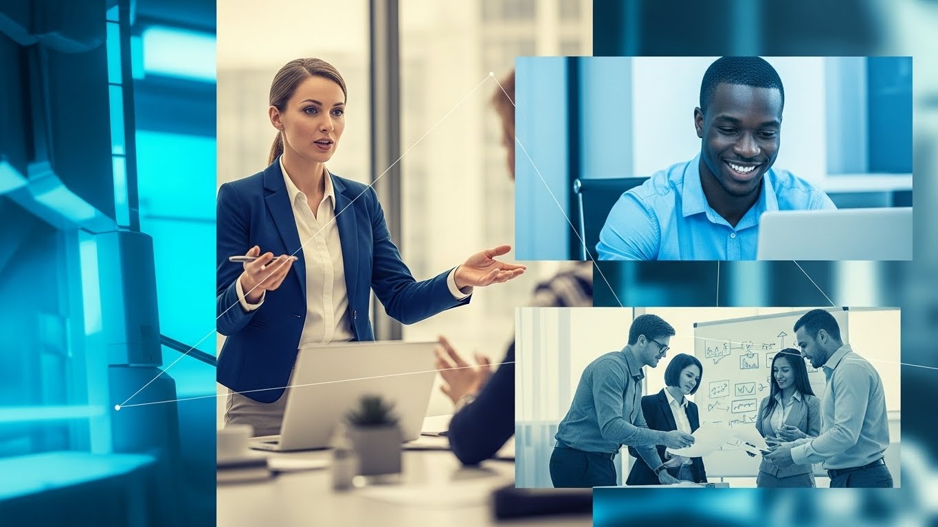 (Aspirational Stock Montage): Connected Portraits + Strengthening Community Bonds