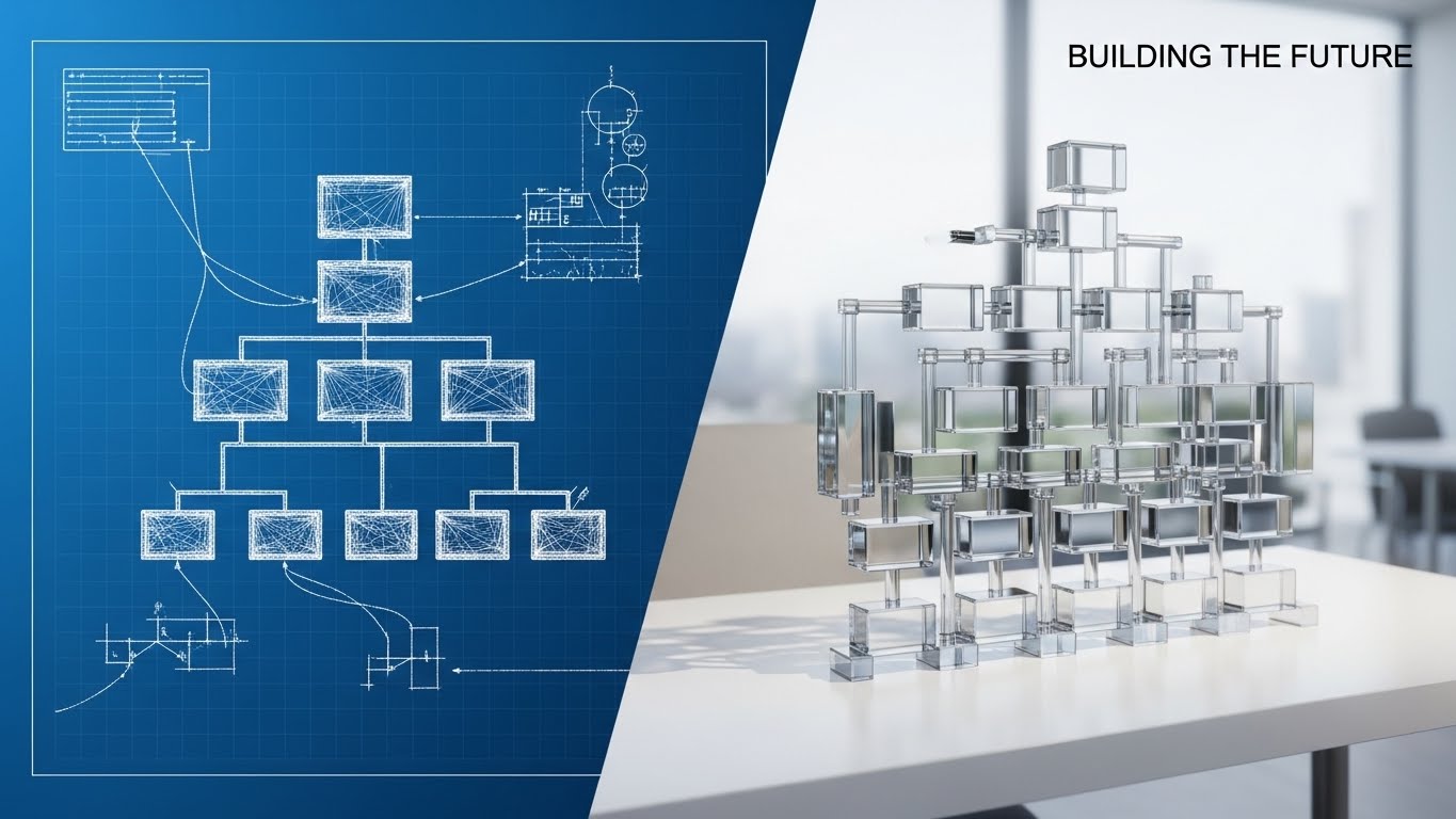 (Wireframe to Reality Transition): Structural Evolution + Modernizing Org Architecture