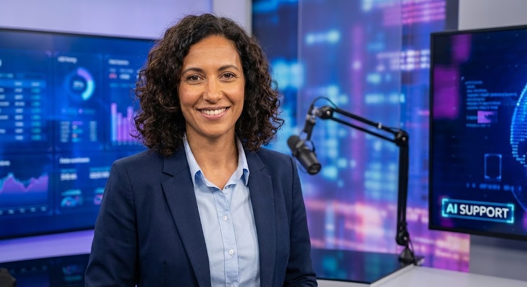 (Realistic Character Video): AI Assistant + Humanizing Digital Support