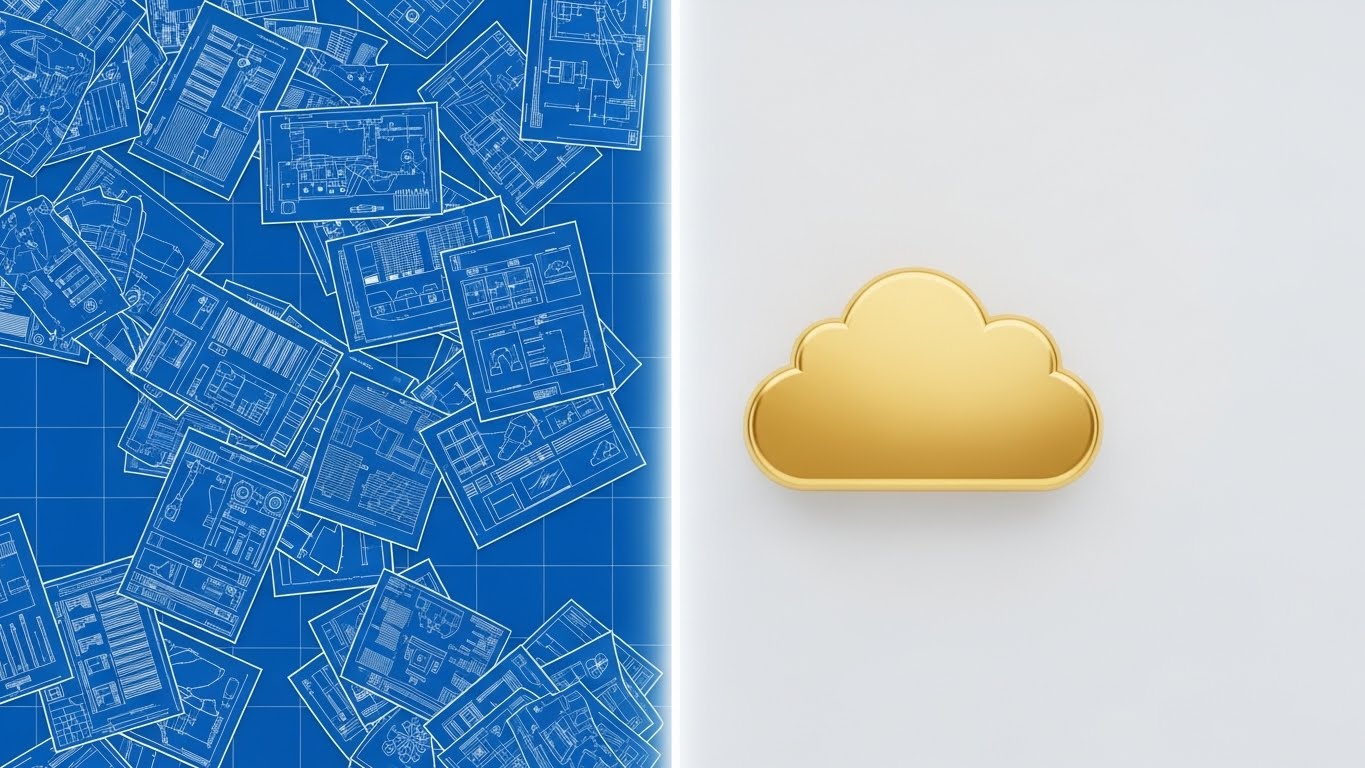 (Wireframe to Reality Transition): Blueprint Morph + Visualizing Digital Transformation