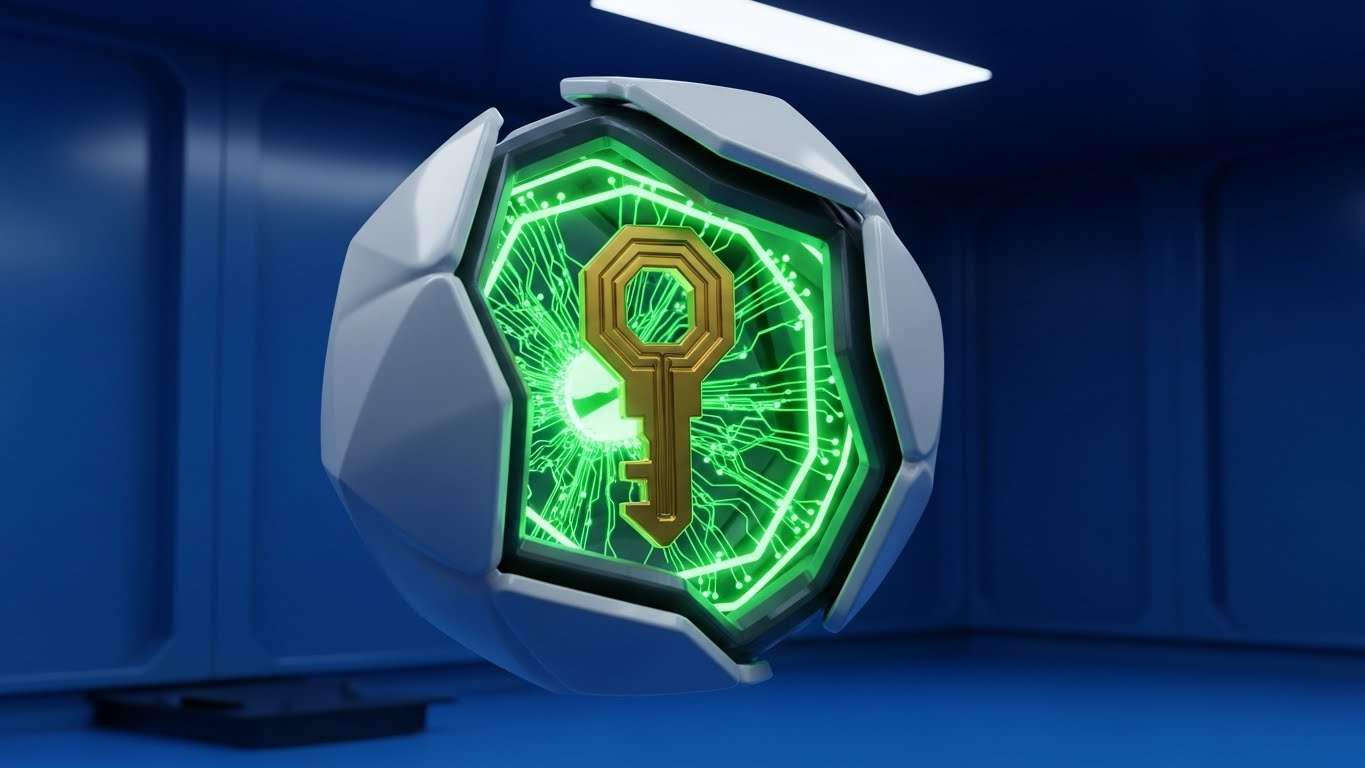 (3D X-Ray Visualization): Gold Key Proves Core Encryption
