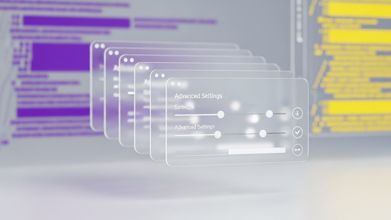 (3D Parallax UI Presentation): Interface Depth + Advanced Configuration