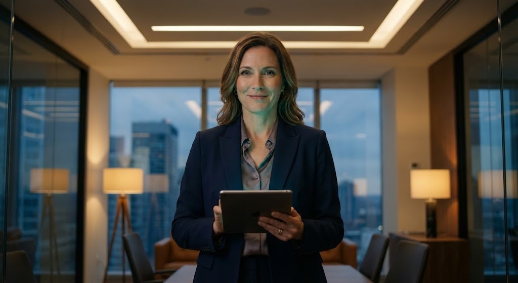 (Generative AI Realistic Character video): Confident CISO + Executive Reassurance