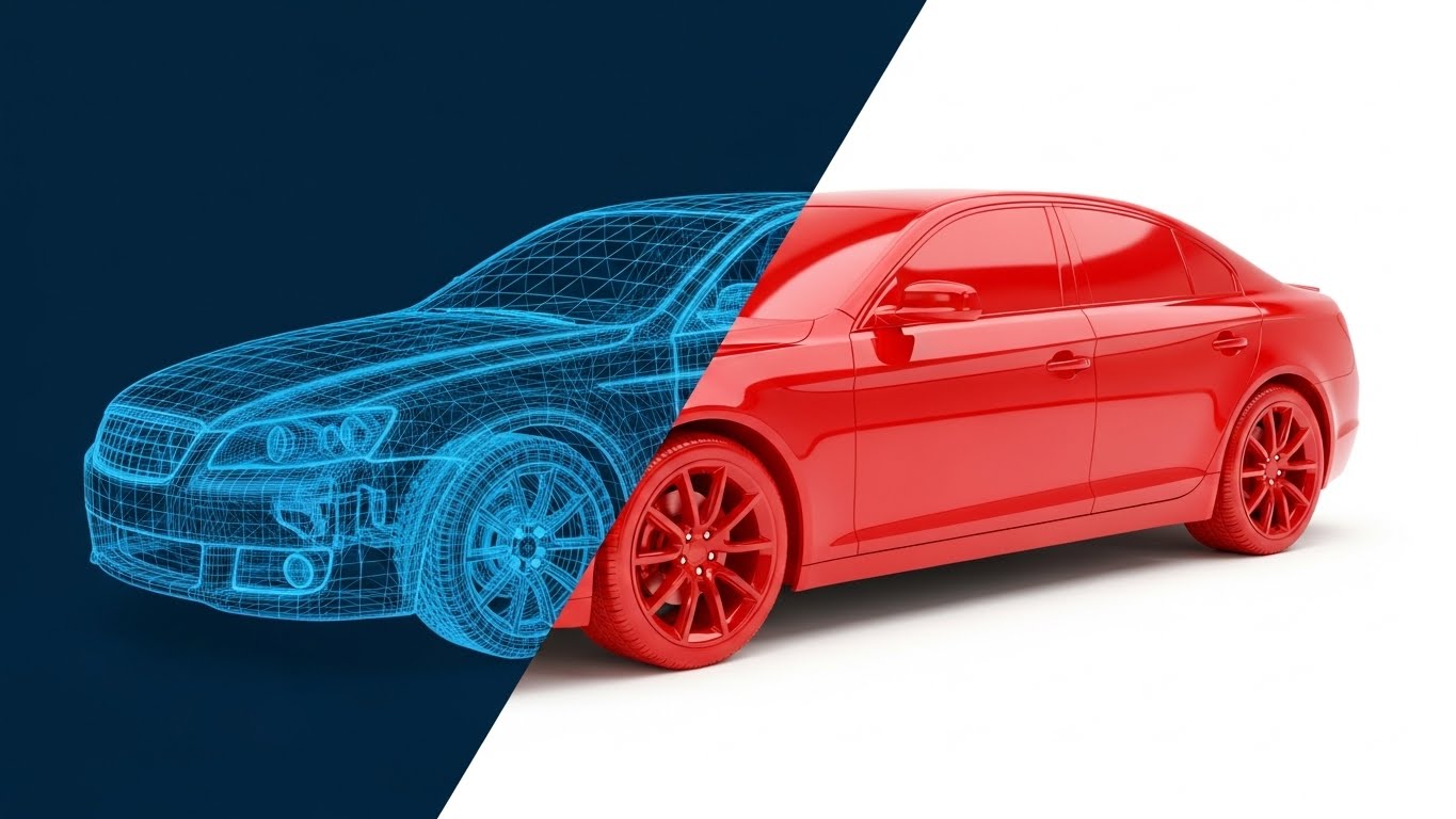 (Wireframe Transition): Structural Integrity + Visualizing Data Maturation