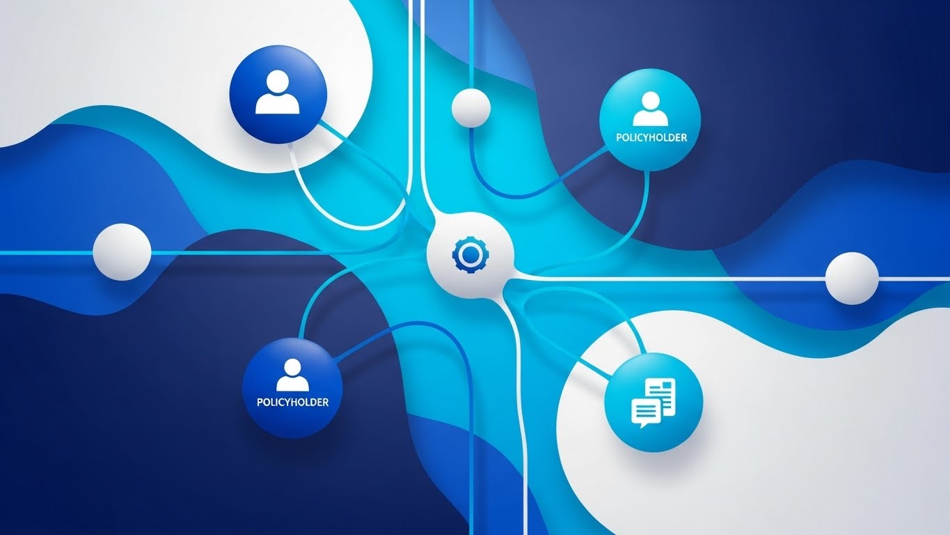 (Abstract 2D Organic): Fluid Ecosystem Nodes + Visualizing Seamless Connectivity