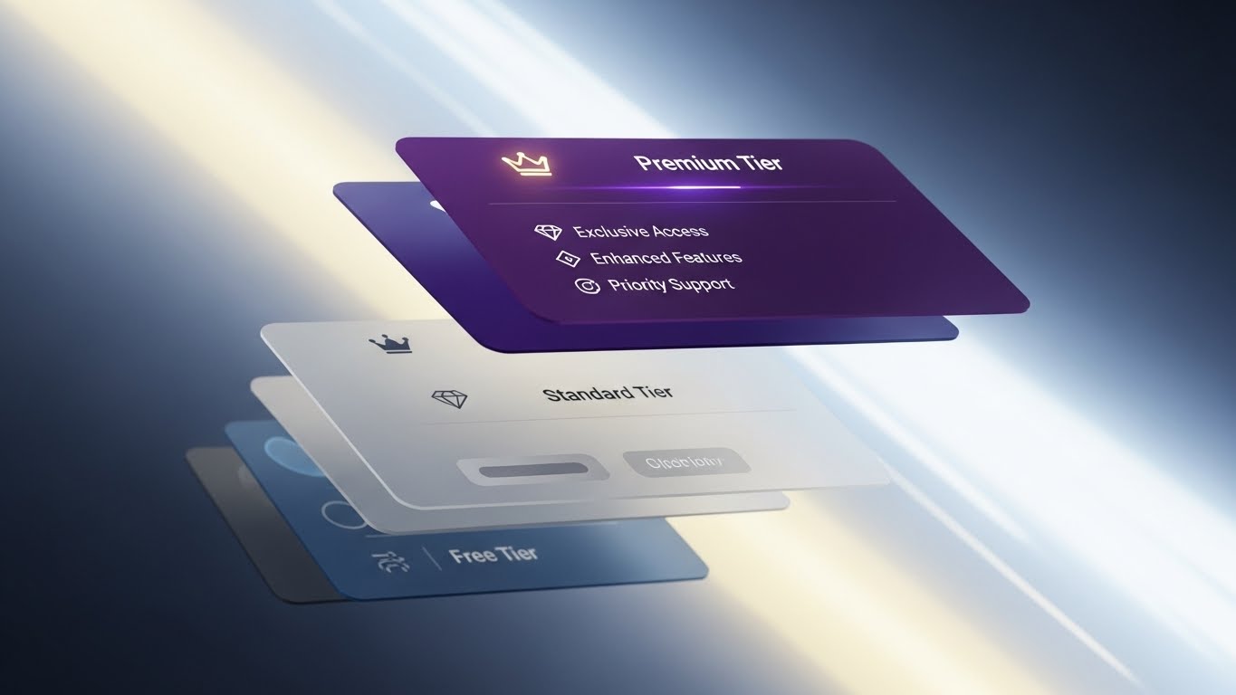 (3D Parallax): Tiered Layers + Incentivizing Premium Upgrades