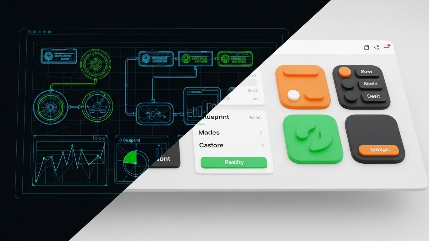 (Wireframe Transition): Blueprint Split + Reducing Implementation Risk