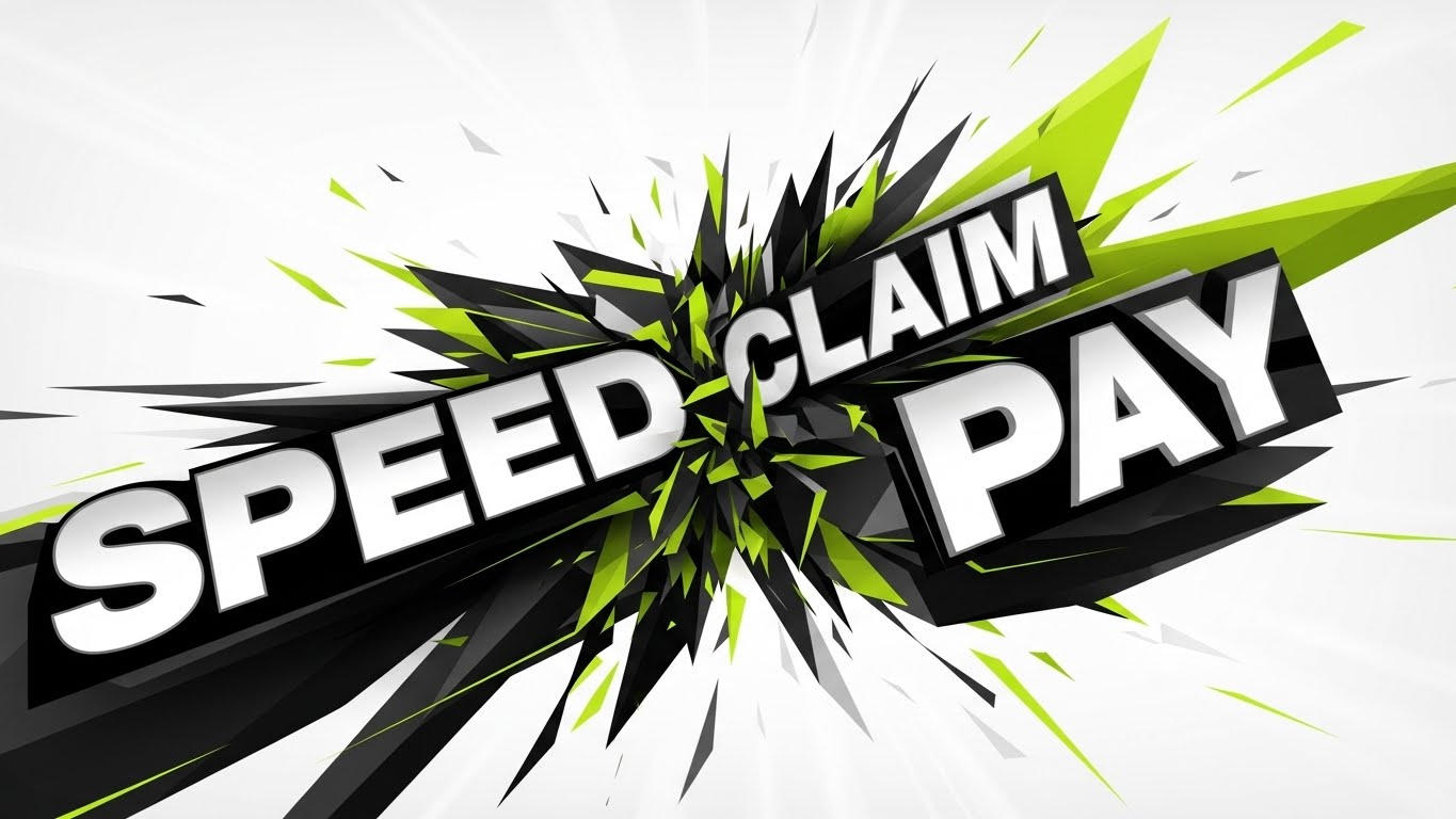 (Kinetic Typography): Text Collision + Accelerating Claims Velocity