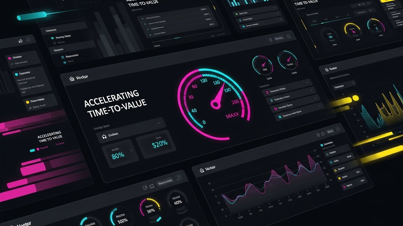 (Rapid UI Montage): Velocity of Value — Visualizing Accelerated Time-to-Value