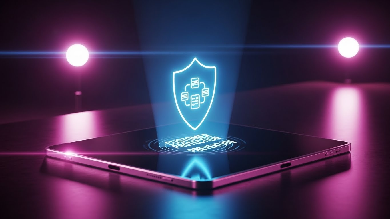 (Holographic UI): The Guardian Shield — Visualizing Churn Prevention