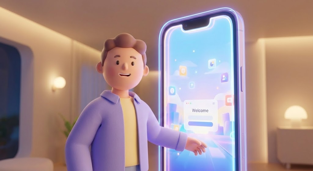 (2D Character Story): The Digital Concierge — Visualizing Self-Serve Onboarding