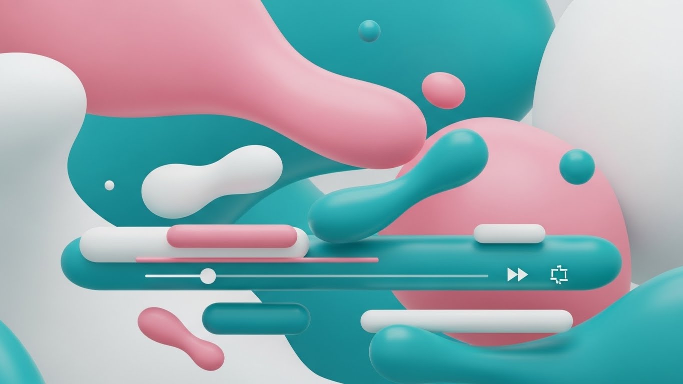 (Abstract 2D Organic): Fluid Data + Seamless Architecture