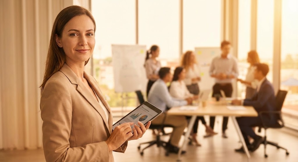 (Aspirational Stock Montage): Empowered Teams - The Human Side of Efficiency