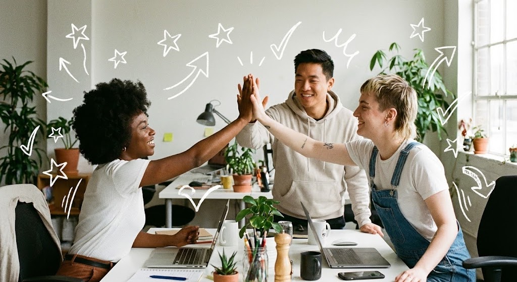 (2D over Live Action): Collective Success - Celebrating the Human Wins