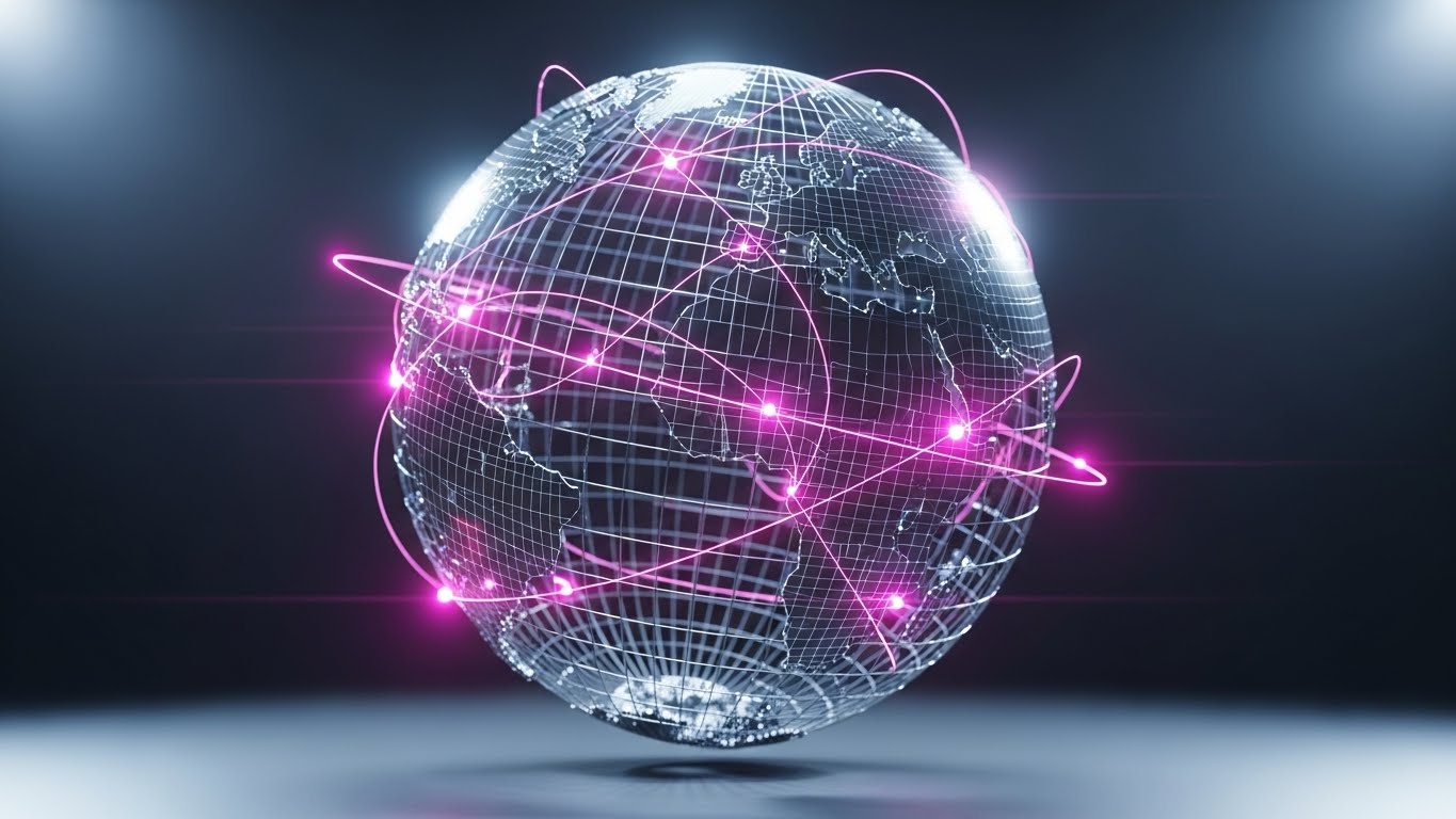 (Holographic UI): Global Command - Visualizing Worldwide Impact