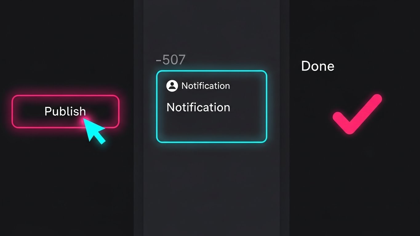 (Rapid UI Feature Montage): Fast-Cut Actions + Accelerating Time-to-Value