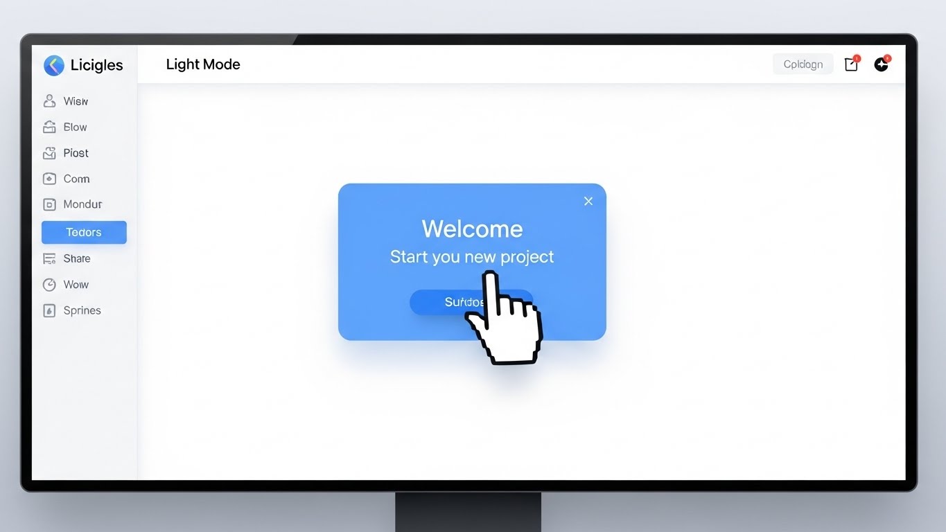 (Clean UI Workflow): Frictionless User Onboarding