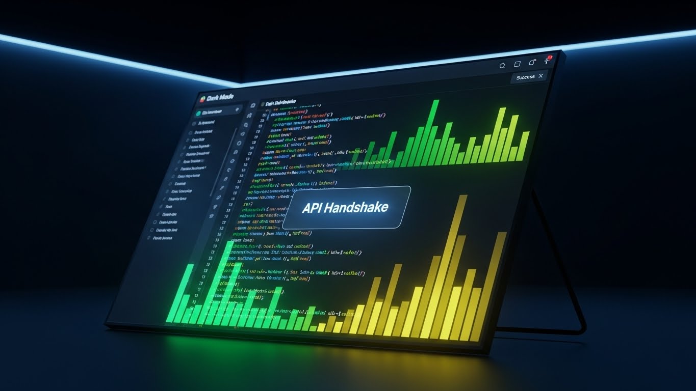 (Dark Mode UI Showcase): Seamless API Integration