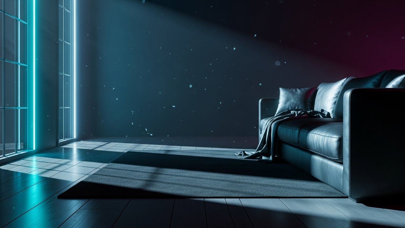 (Photorealistic 3D): Nordic Interior + Absolute Fidelity