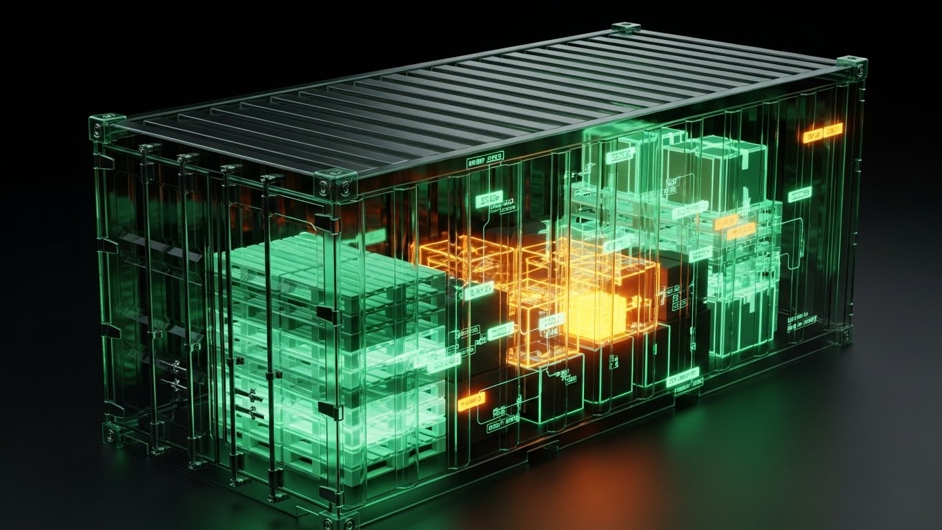 (3D X-Ray Transparency): Translucent Cargo Insight – Risk Mitigation & Visibility